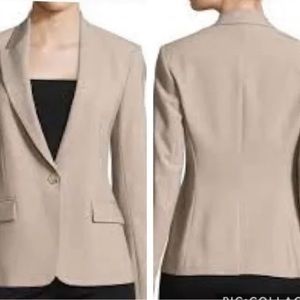 Theory Wool Blend Gabe B 2 Urban Tan Blazer, Size 8